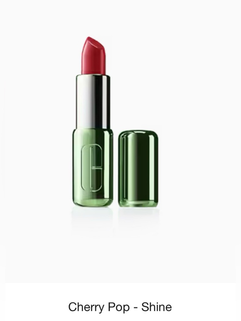 Clinique 08 Cherry Pop Shine Pop Longwear Lipstick Full Size New in Box